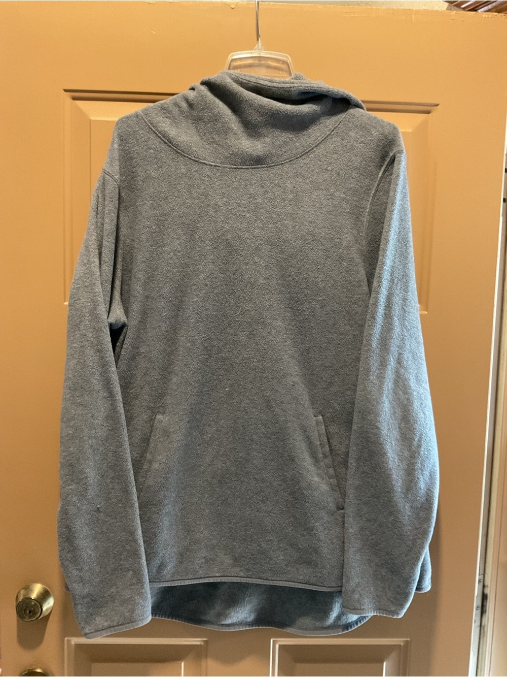 Women’s Gray Pullover Sweater Hoodie - Cozy Everyday Layer